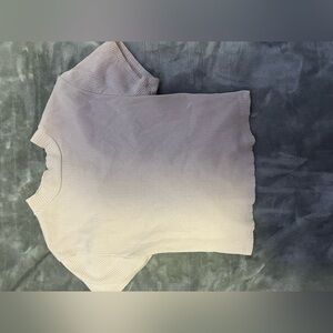 Beige Tie Back Crop Top